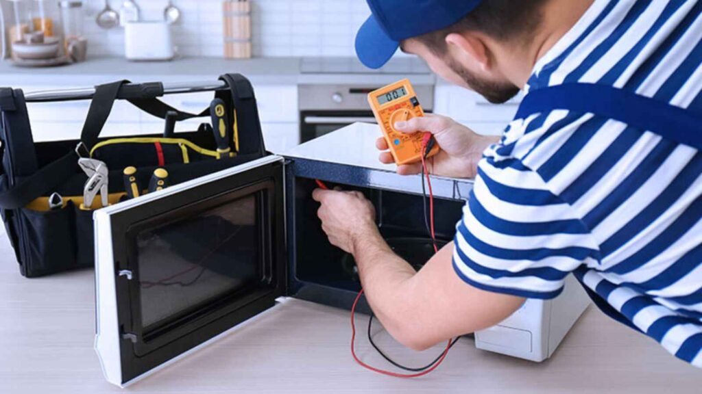 oven checking up repairing