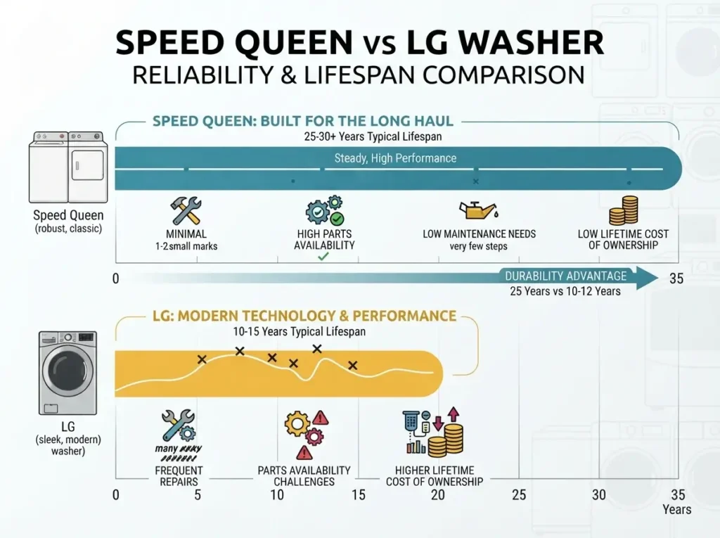 Speed Queen vs. LG Washer Reliability Review